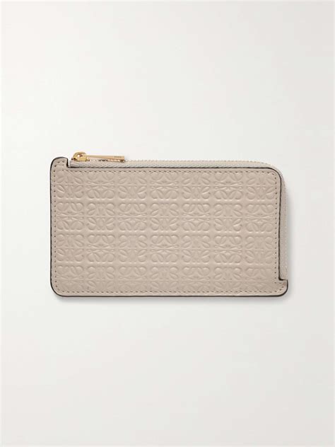 loewe repeat debossed wallet.